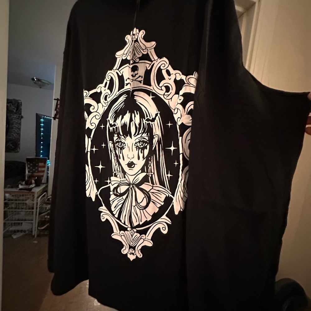 Dollskill Long Sleeve TShirt-Goth/Emo Bat Girl 3XL - Picture 11 of 12